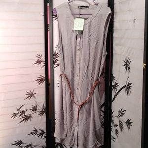 (4/$20🔥)Allegra K Women's XL Tunic top with belt